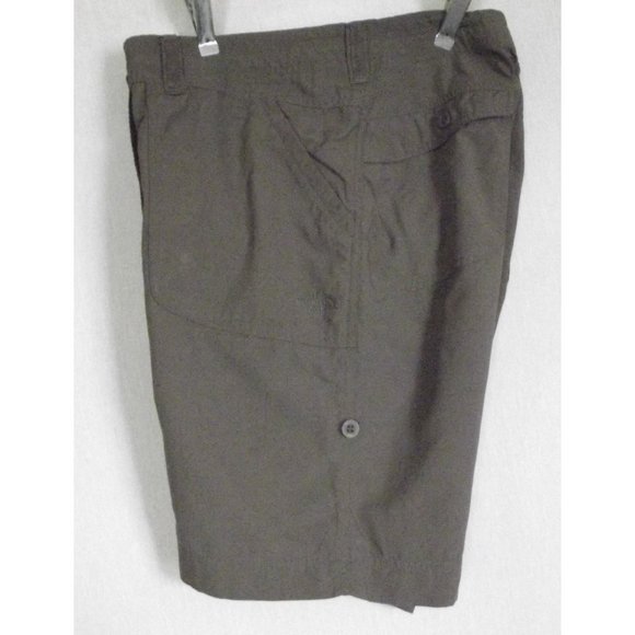 The North Face Shorts Womens 12 x 10" Green Paramount Ripstop Nylon khaki - Picture 8 of 11